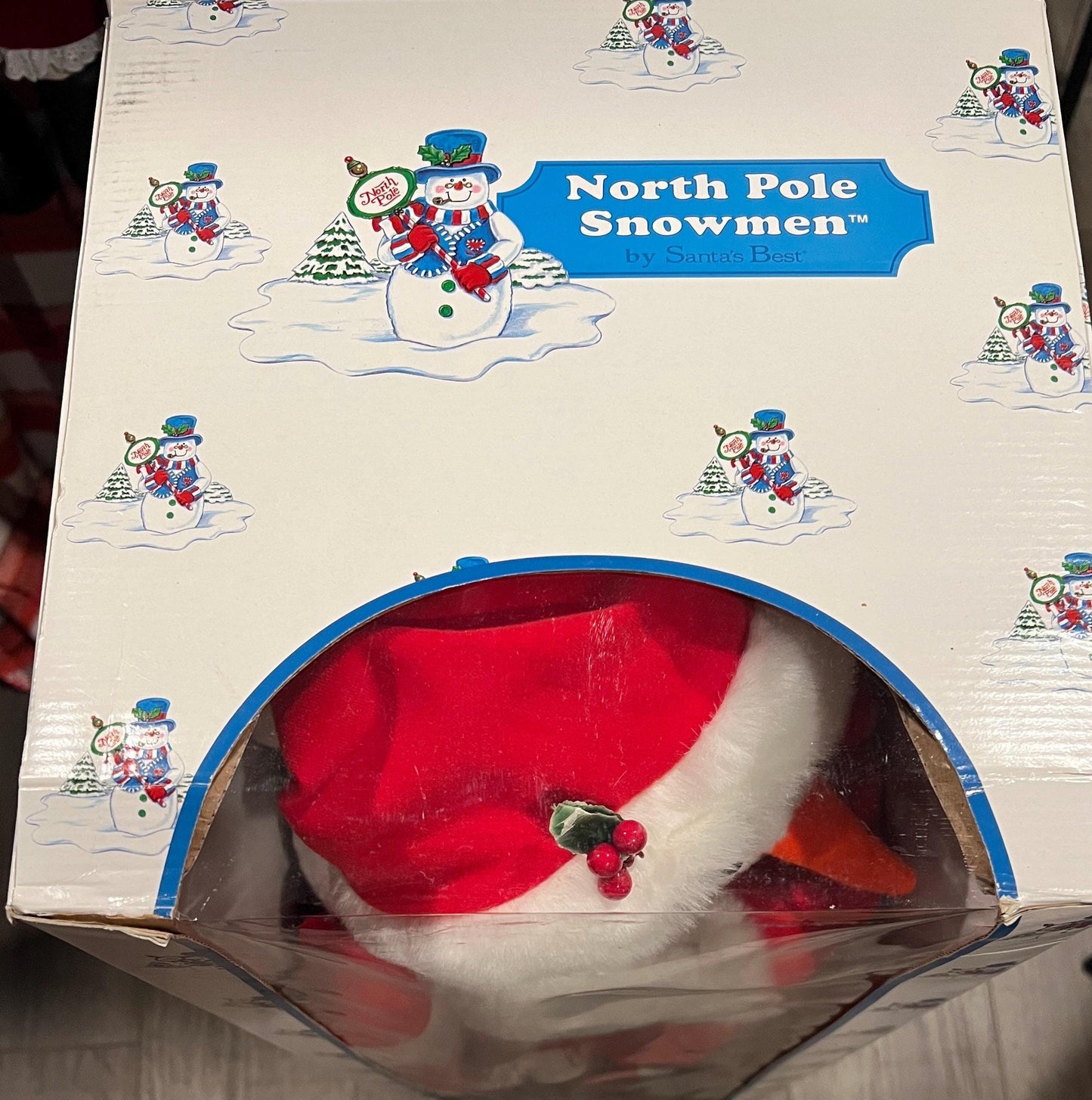 Snowman Christmas Décor: Santa's Best Animated Trio