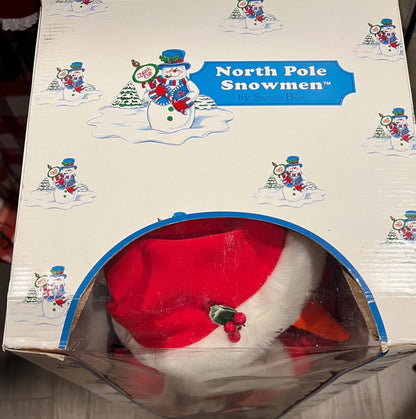 Snowman Christmas Décor: Santa's Best Animated Trio