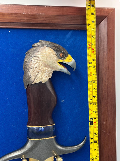 American Majestic Eagle Knife 14 Inch Decorative Knife With Frame