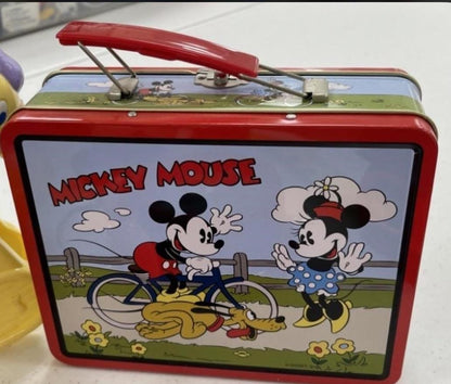 Vintage Aladdin Mickey Mouse Lunchbox with Thermos  Mickey Mouse Head Lunch Kit 80's Disney Thermos Combo Collectible - Sold Individually