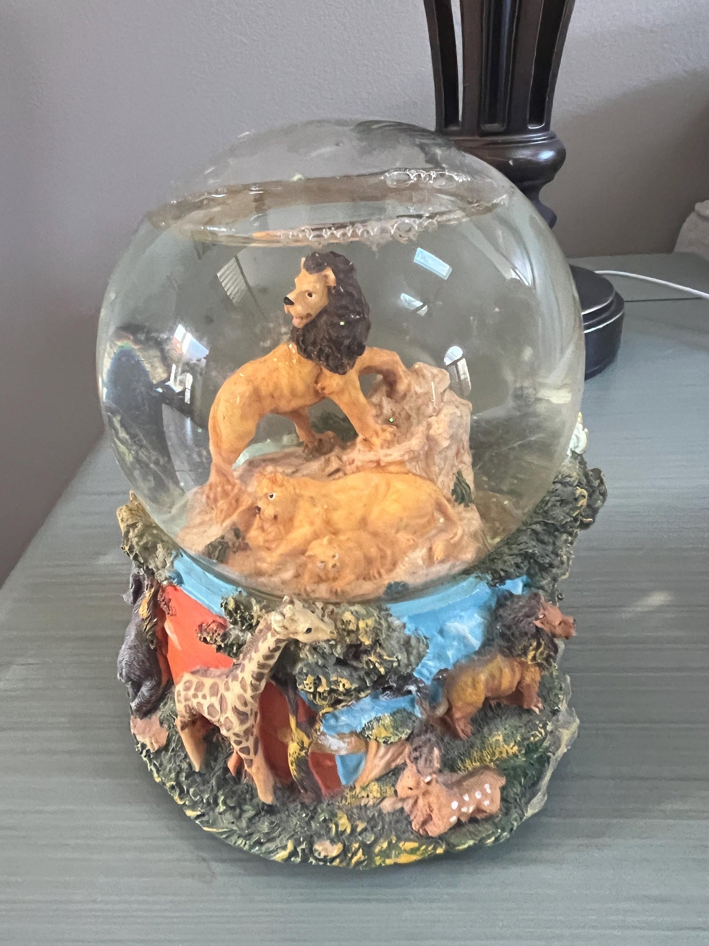 Born Free Music Box Snow Globe