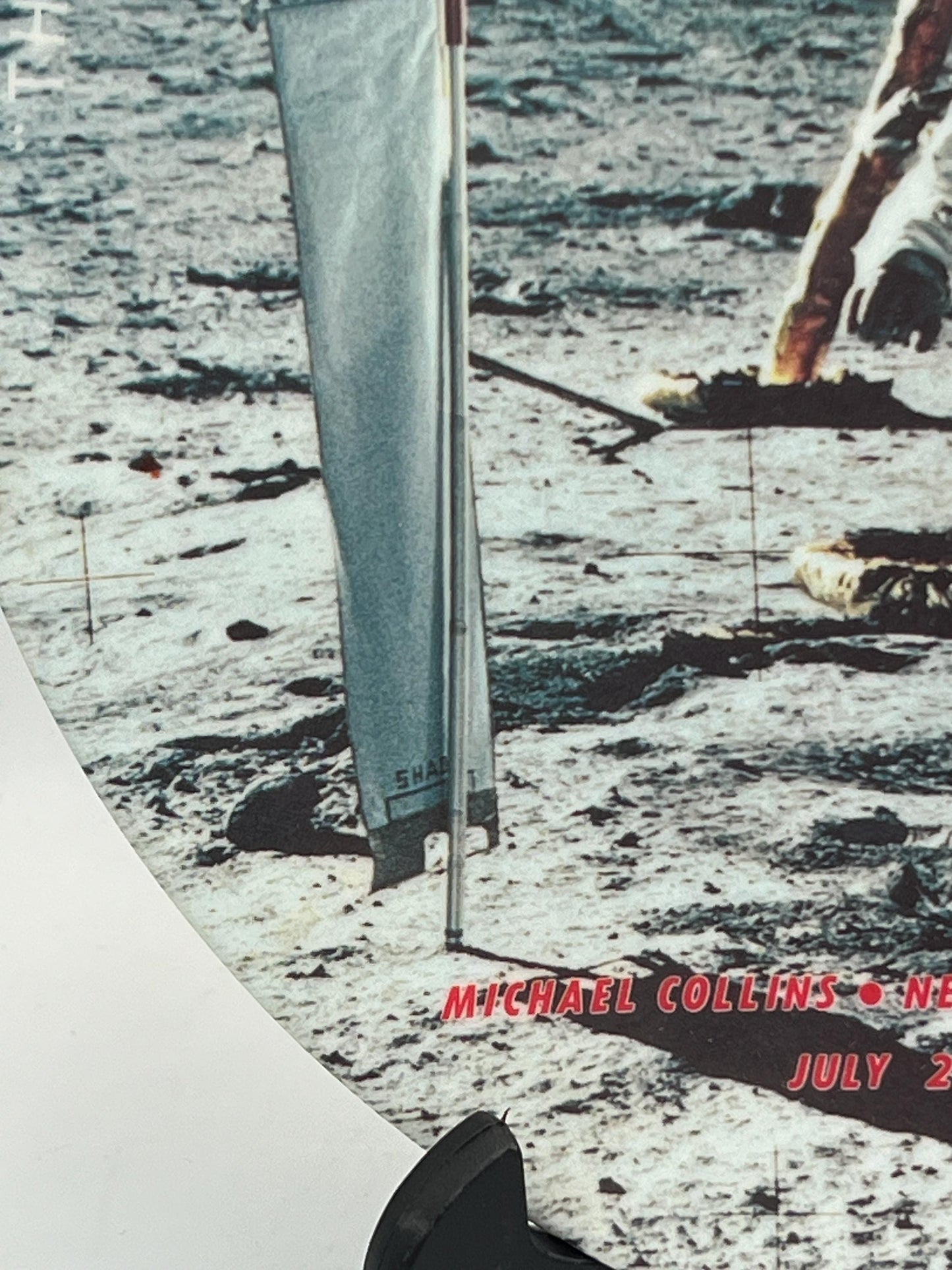 Vintage Plastic Plate Featuring the 1969 Nasa Moon Landing by Texas Ware