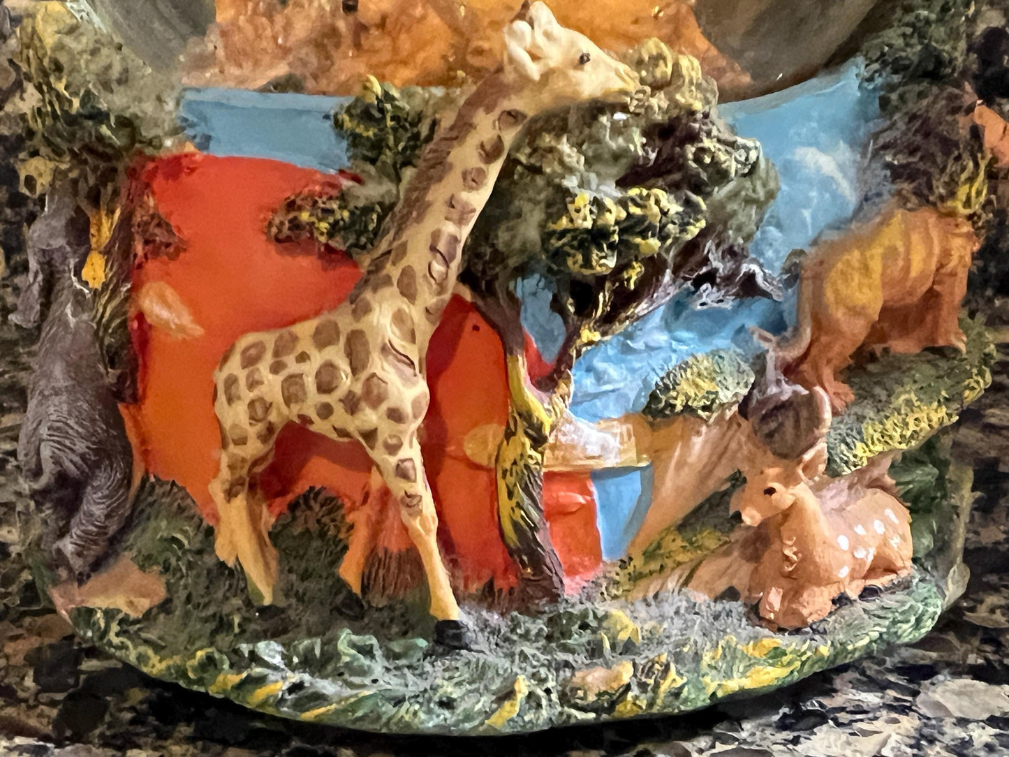 Born Free Music Box Snow Globe