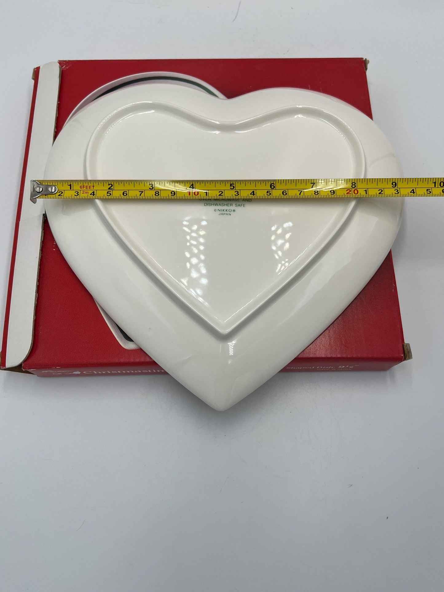 Christmastime Heart Dish by Nikko - Holiday Decor