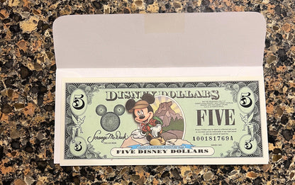 DISNEY Dollars - Huge Variety Available - Ten Dollars - Five - One - Being Sold as Individual Bills