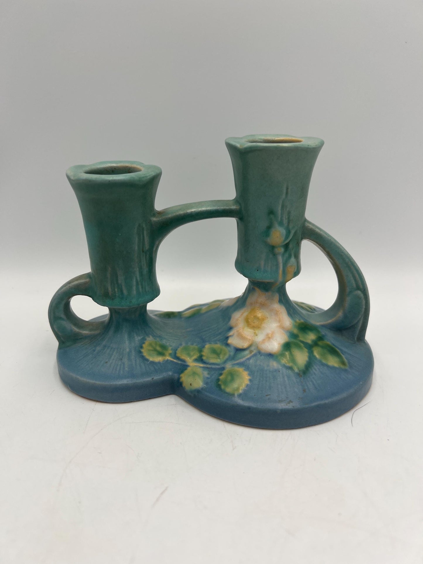 Roseville Blue Candlestick Holders Your Choice