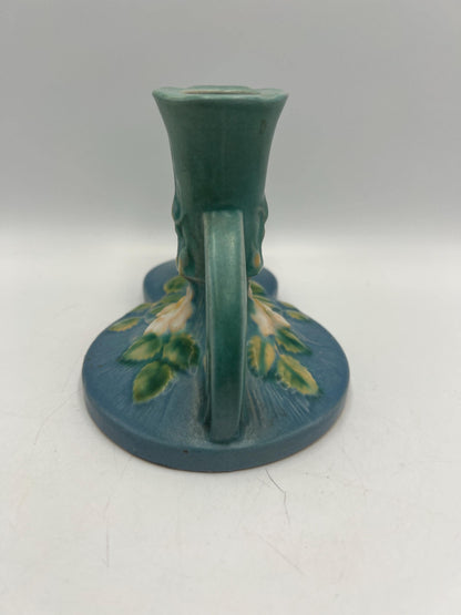Roseville Blue Candlestick Holders Your Choice