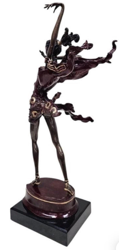 Sergey Kazaryn Fiery Dancer Orig. Bronze Sculpture