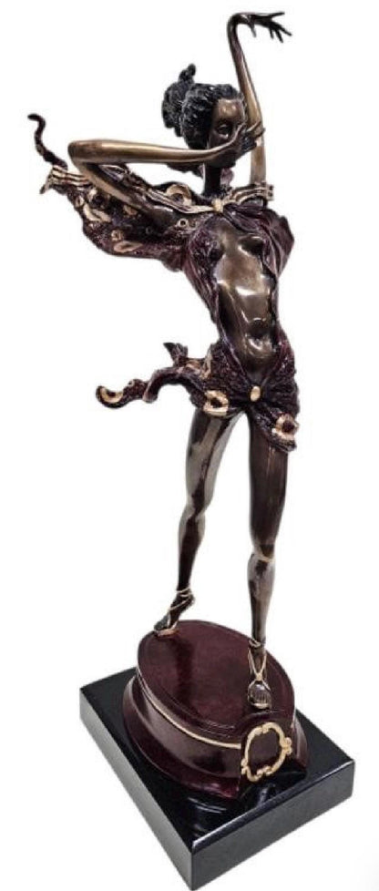 Sergey Kazaryn Fiery Dancer Orig. Bronze Sculpture
