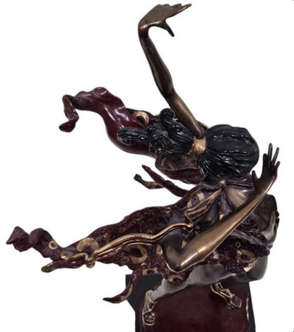 Sergey Kazaryn Fiery Dancer Orig. Bronze Sculpture