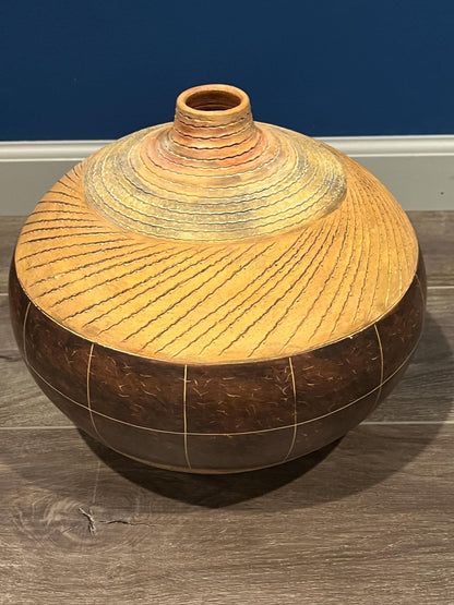 Ceramic Vase: Filipino Artisan Pottery - Unique Home Accent