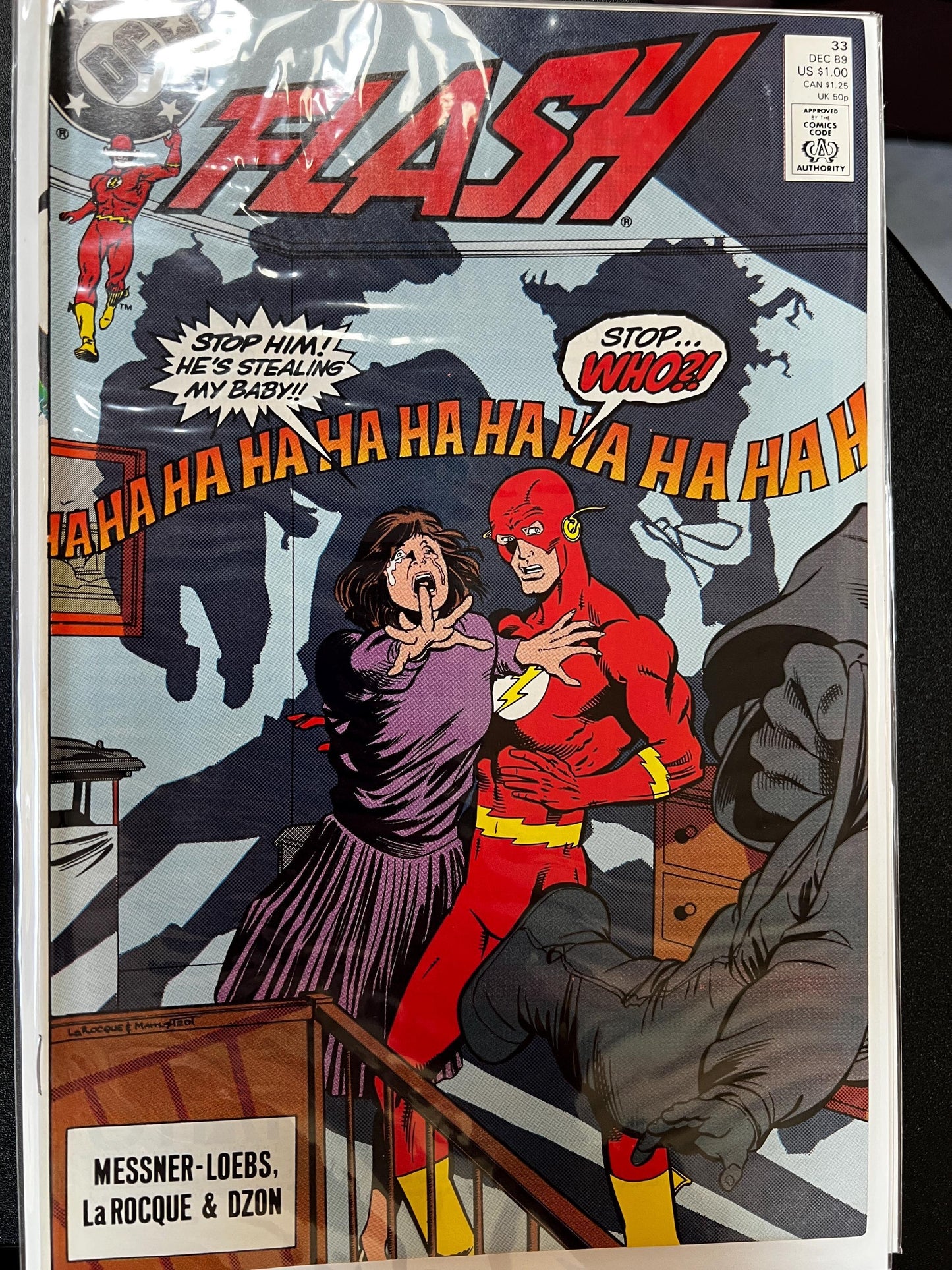 The Flash Comic Book Lot (10 Issues): Copper Age Wally West Collection