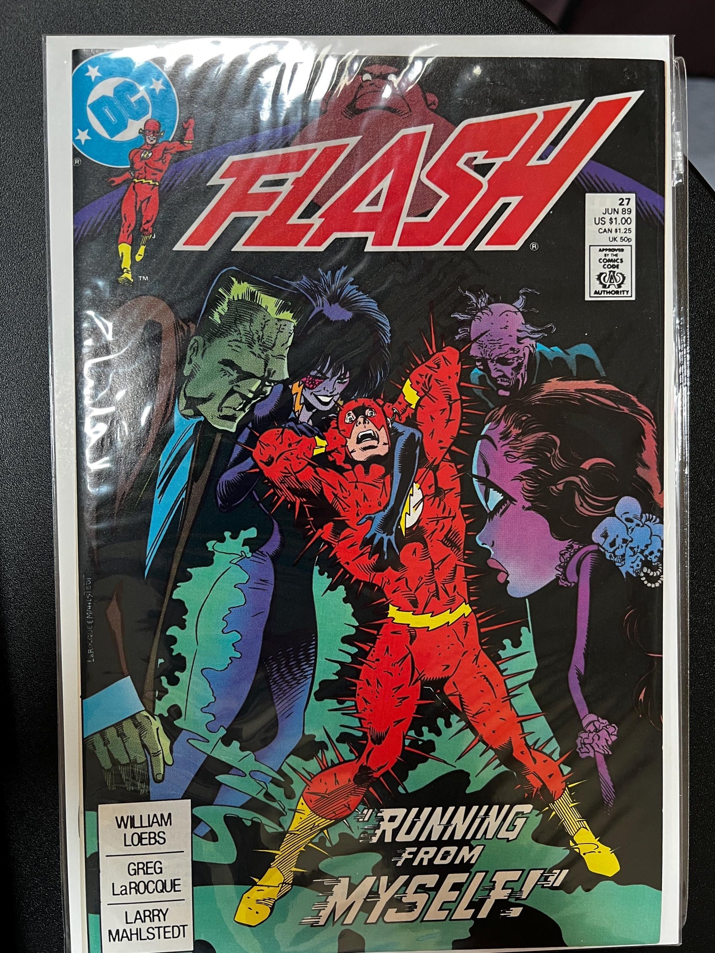 The Flash Comic Book Lot (10 Issues): Copper Age Wally West Collection