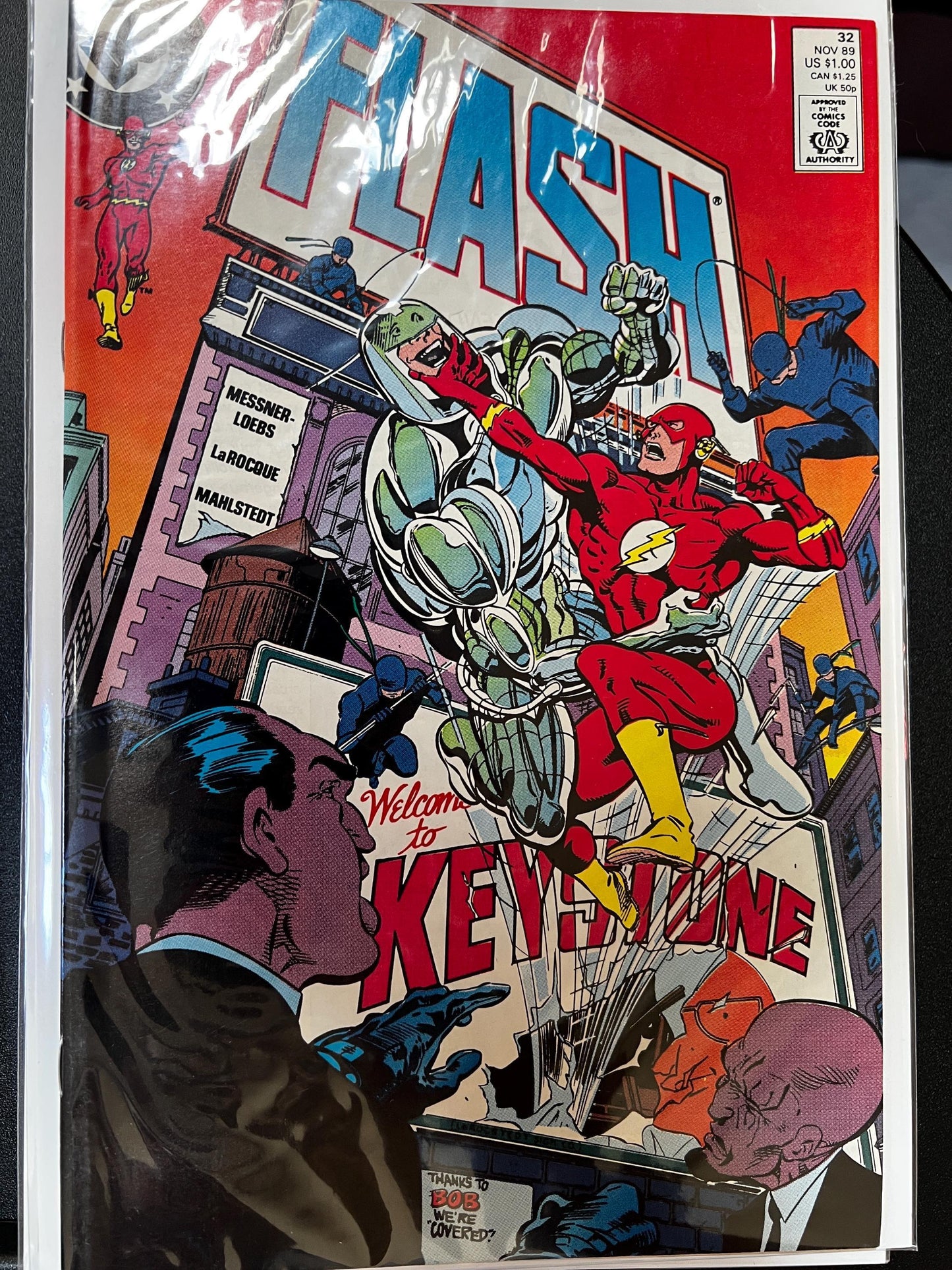 The Flash Comic Book Lot (10 Issues): Copper Age Wally West Collection
