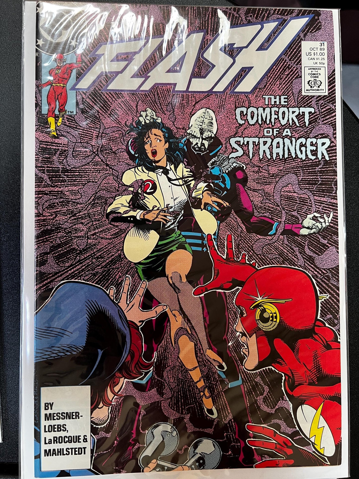 The Flash Comic Book Lot (10 Issues): Copper Age Wally West Collection
