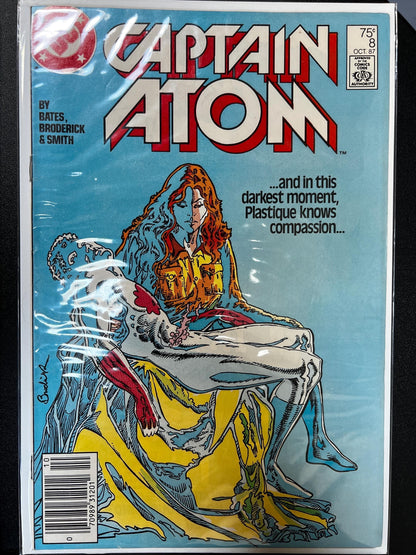 Captain Atom Comic Book Lot (7 Issues): DC Copper Age, Firestorm, Plastique Cover