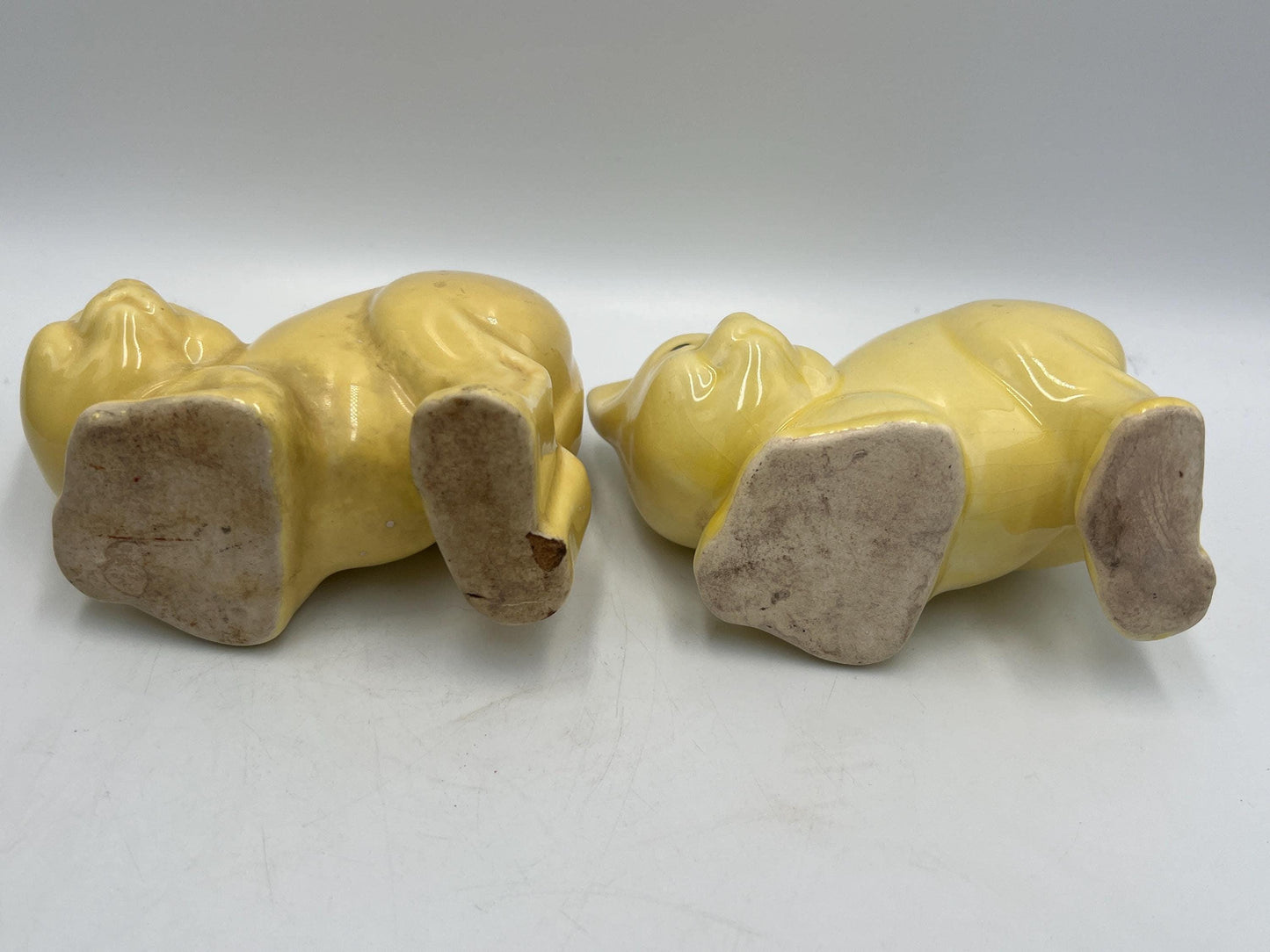 Vintage Cat Planters and Mini Bottles (Blue, Pink, Yellow, 3-4in)