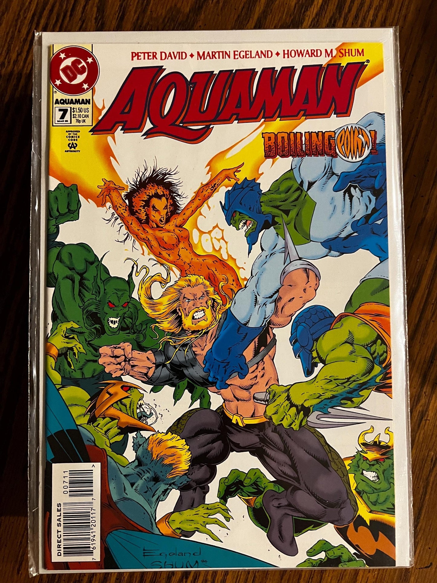 Aquaman Comic Book Run Aug 1994–Apr 1997 | Issues #1–2, 4–11, 13–29 & #31 | DC Comics