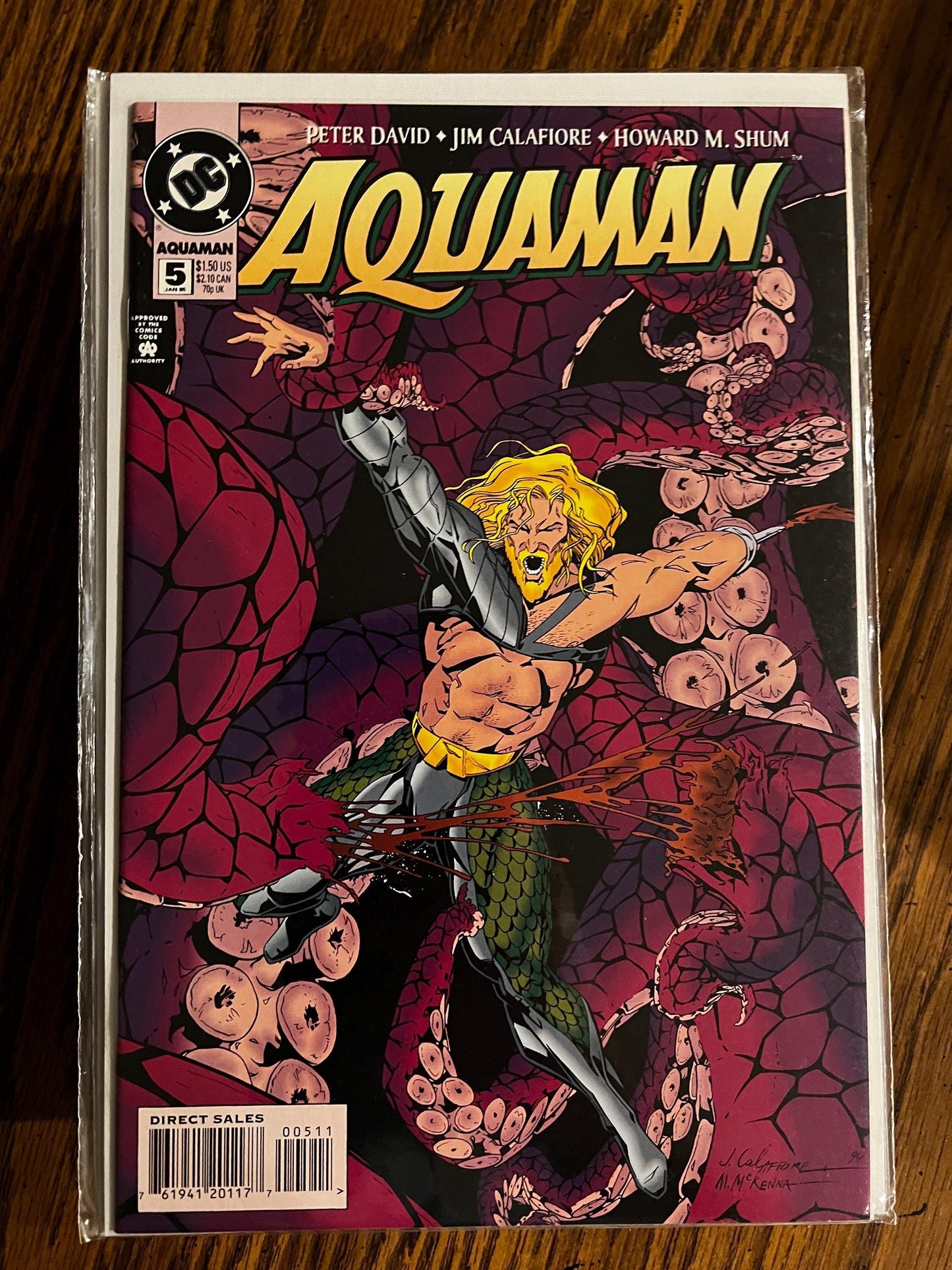 Aquaman Comic Book Run Aug 1994–Apr 1997 | Issues #1–2, 4–11, 13–29 & #31 | DC Comics