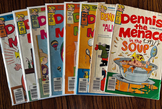 Vintage Dennis the Menace Comic Book Lot: 1978 Fawcett Series