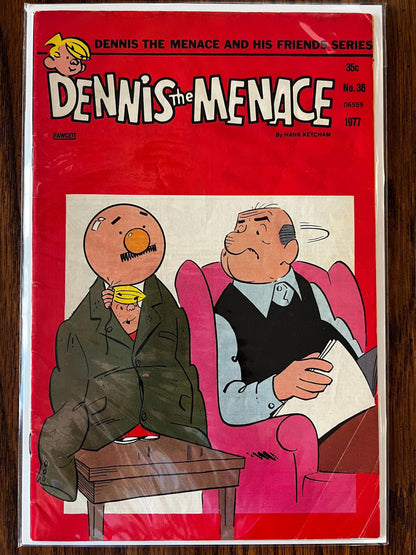 Vintage Dennis the Menace Comic Book Lot: 1977 Fawcett Bronze Age Humor