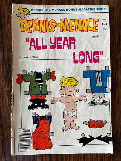 Vintage Dennis the Menace Comic Book Lot: 1978 Fawcett Series