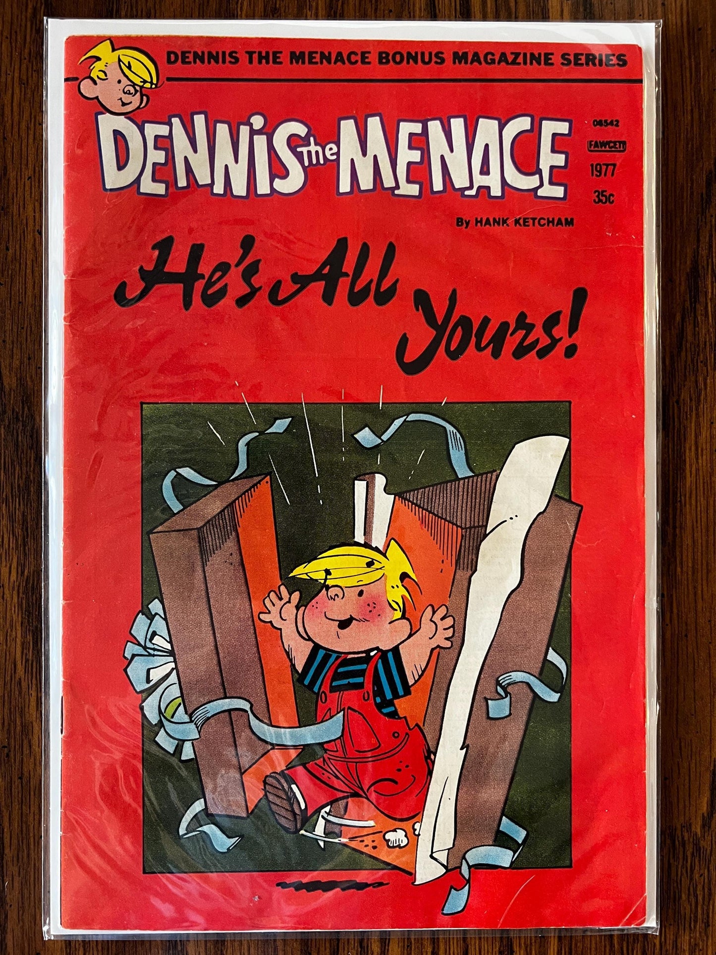 Vintage Dennis the Menace Comic Book Lot: 1977 Fawcett Bronze Age Humor