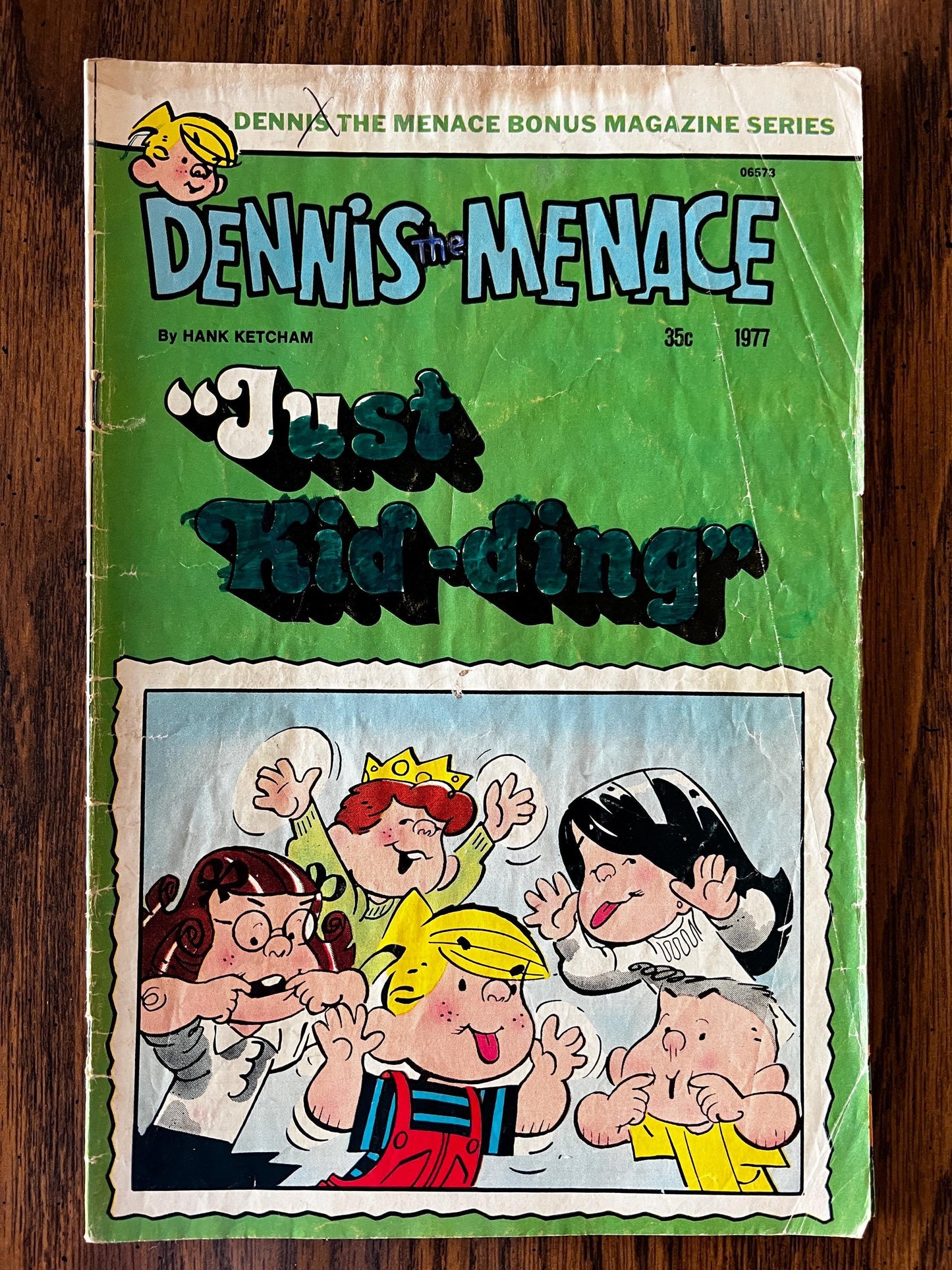 Vintage Dennis the Menace Comic Book Lot: 1977 Fawcett Bronze Age Humor