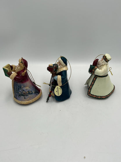 Thomas Kinkade Santa Figurine - Old World Village, 9 Inch