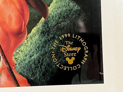 Tarzan Jungle Battle Print: Disney Store Exclusive (1999 Lithograph)