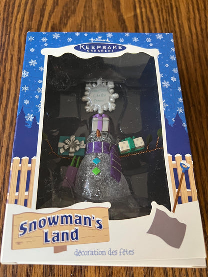 Hallmark Keepsake Ornaments from the Snowman's Land collection, New In Box