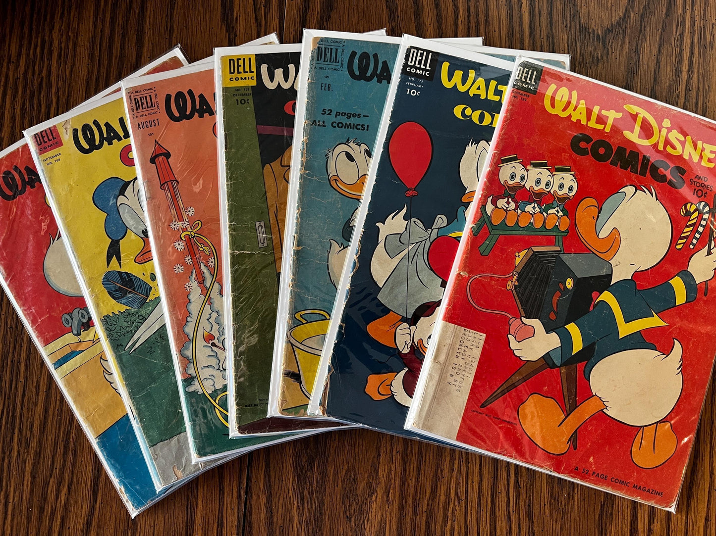 Early 1950s Walt Disney Comics - Donald Duck Reader Copy Lot