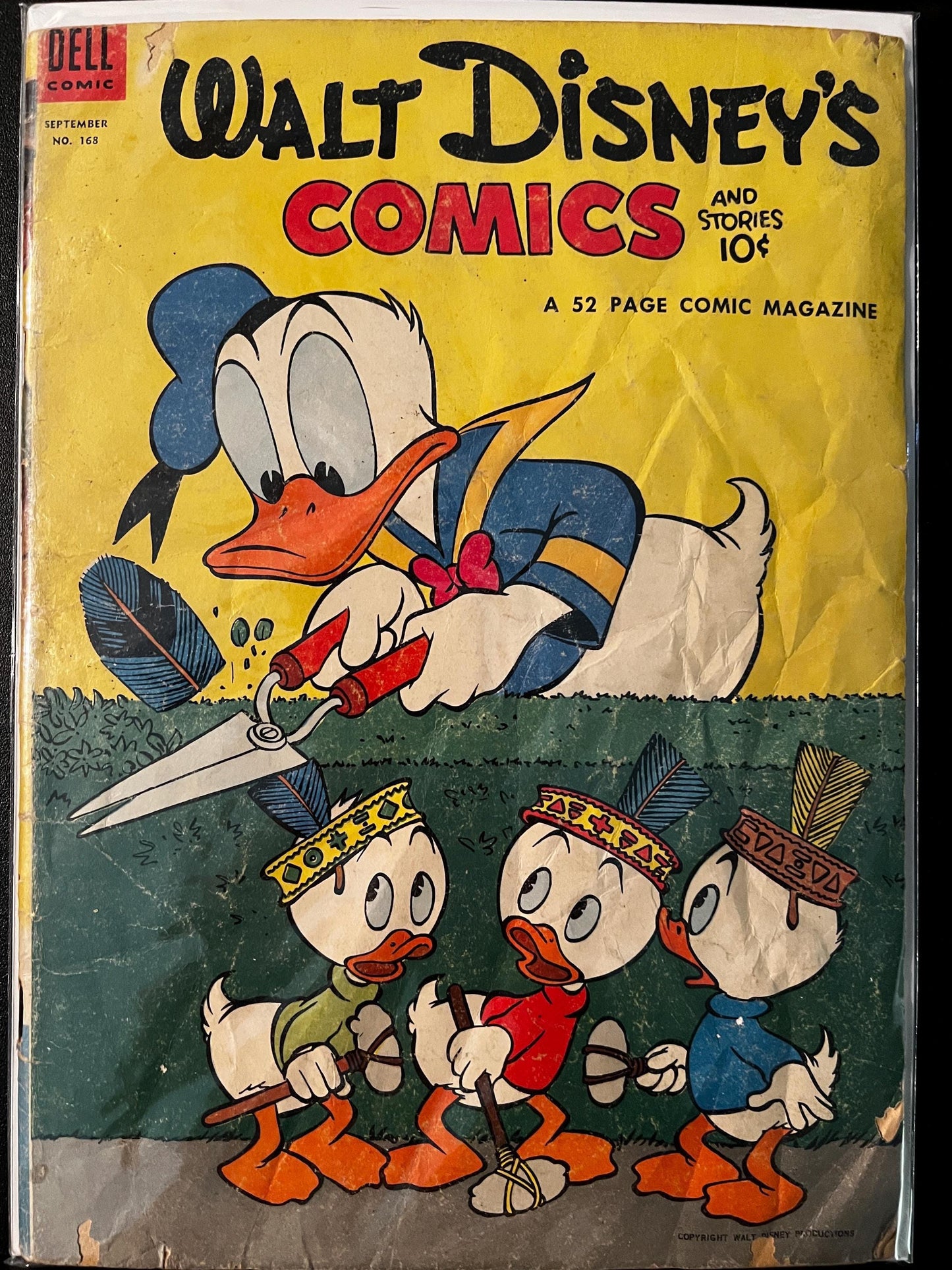 Early 1950s Walt Disney Comics - Donald Duck Reader Copy Lot