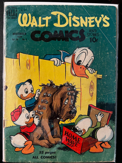 Vintage Walt Disney's Comics & Stories Lot (6 Issues, 1945-1949 Dell) Donald Duck, Mickey Mouse Golden Age Disney Comics