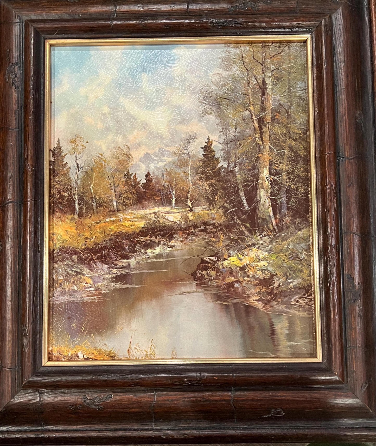 Framed Paintings from Turner Accessories  - 'Emblems of Peace' still life and 'Sylvan Solitude' landscape