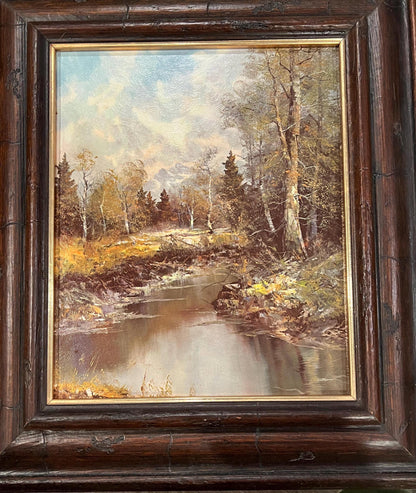 Framed Paintings from Turner Accessories  - 'Emblems of Peace' still life and 'Sylvan Solitude' landscape