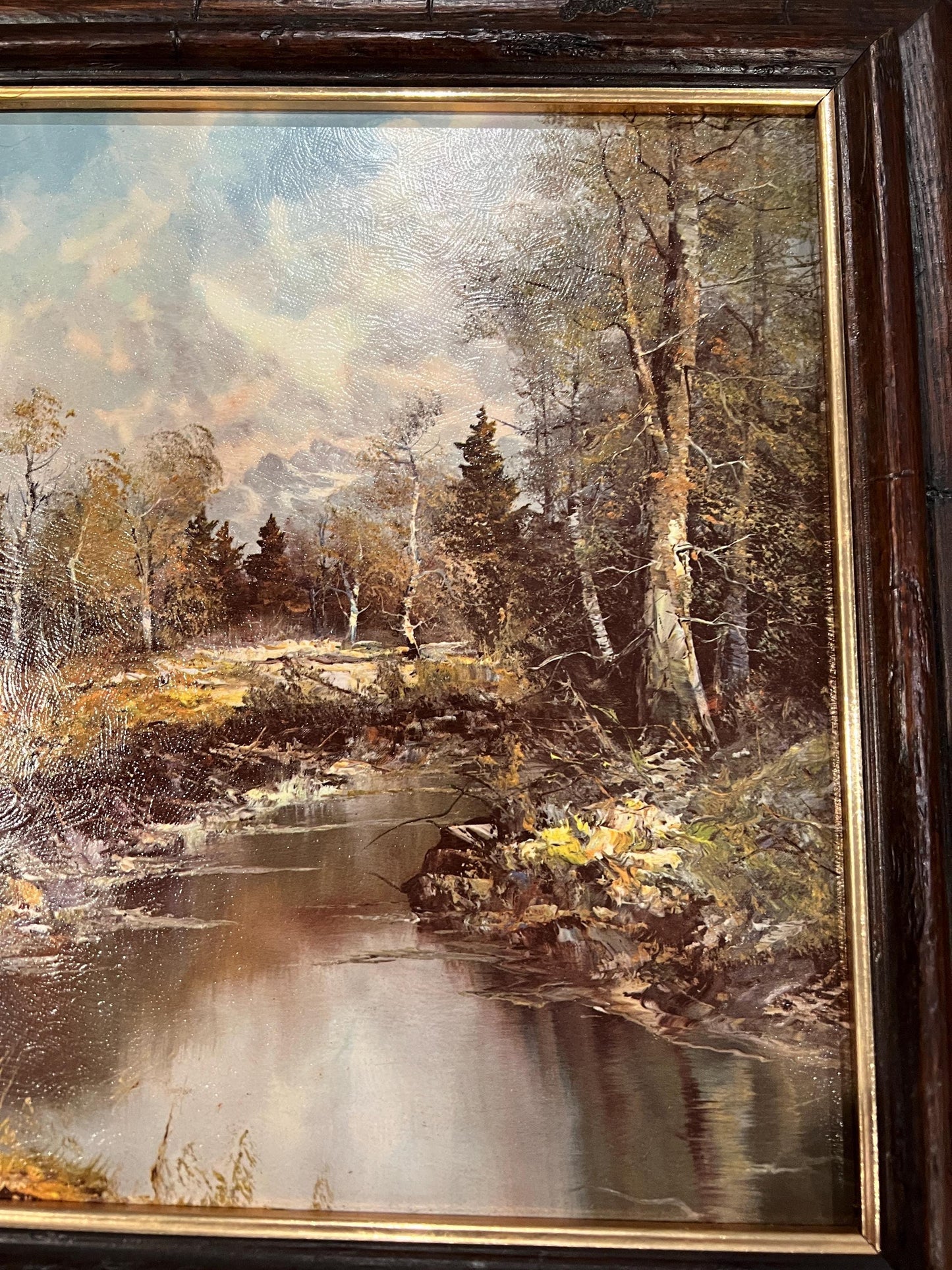 Framed Paintings from Turner Accessories  - 'Emblems of Peace' still life and 'Sylvan Solitude' landscape
