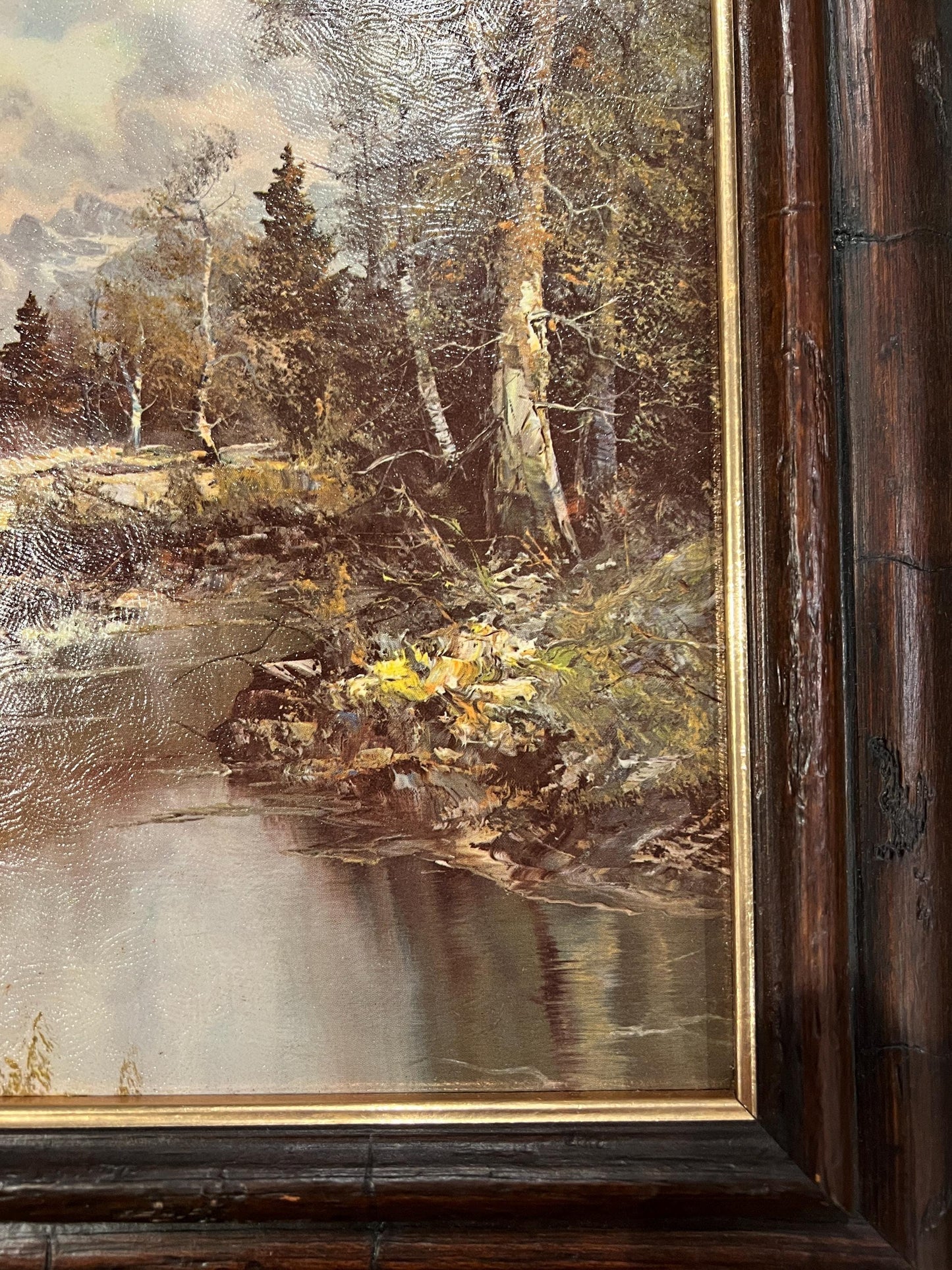 Framed Paintings from Turner Accessories  - 'Emblems of Peace' still life and 'Sylvan Solitude' landscape
