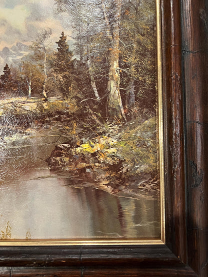 Framed Paintings from Turner Accessories  - 'Emblems of Peace' still life and 'Sylvan Solitude' landscape