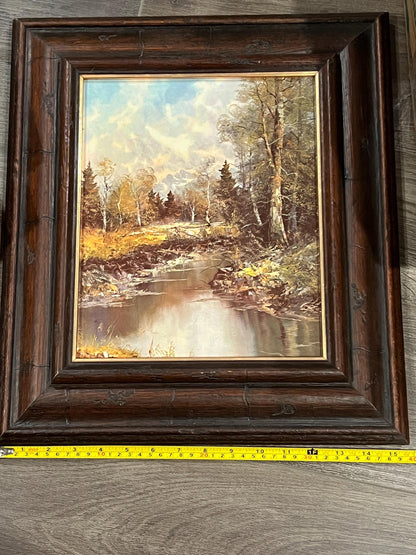 Framed Paintings from Turner Accessories  - 'Emblems of Peace' still life and 'Sylvan Solitude' landscape