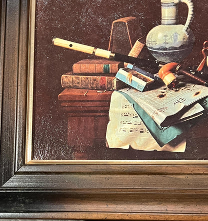 Framed Paintings from Turner Accessories  - 'Emblems of Peace' still life and 'Sylvan Solitude' landscape