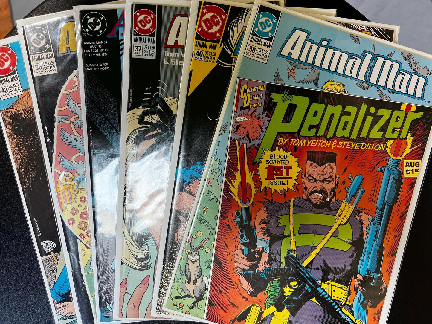 Animal Man Comic Book Lot: Bolland Covers, DC Vertigo, 1991-92
