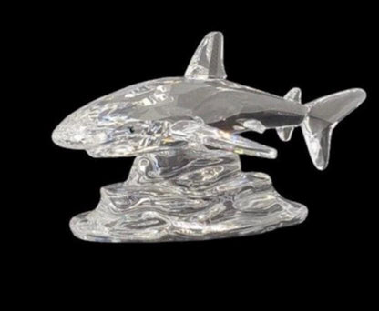 Baby Shark Swarovski Crystal Figure - Swimming Design, No Box
