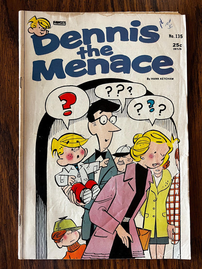 Vintage Dennis the Menace Comic Book Lot: 1970s Fawcett Humor Collectibles