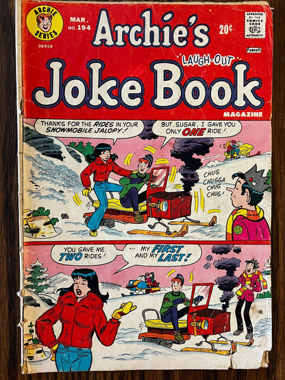 Vintage Comic Book Lot: Sad Sack, Herbie, Archie, Heathcliff, Jurassic Park