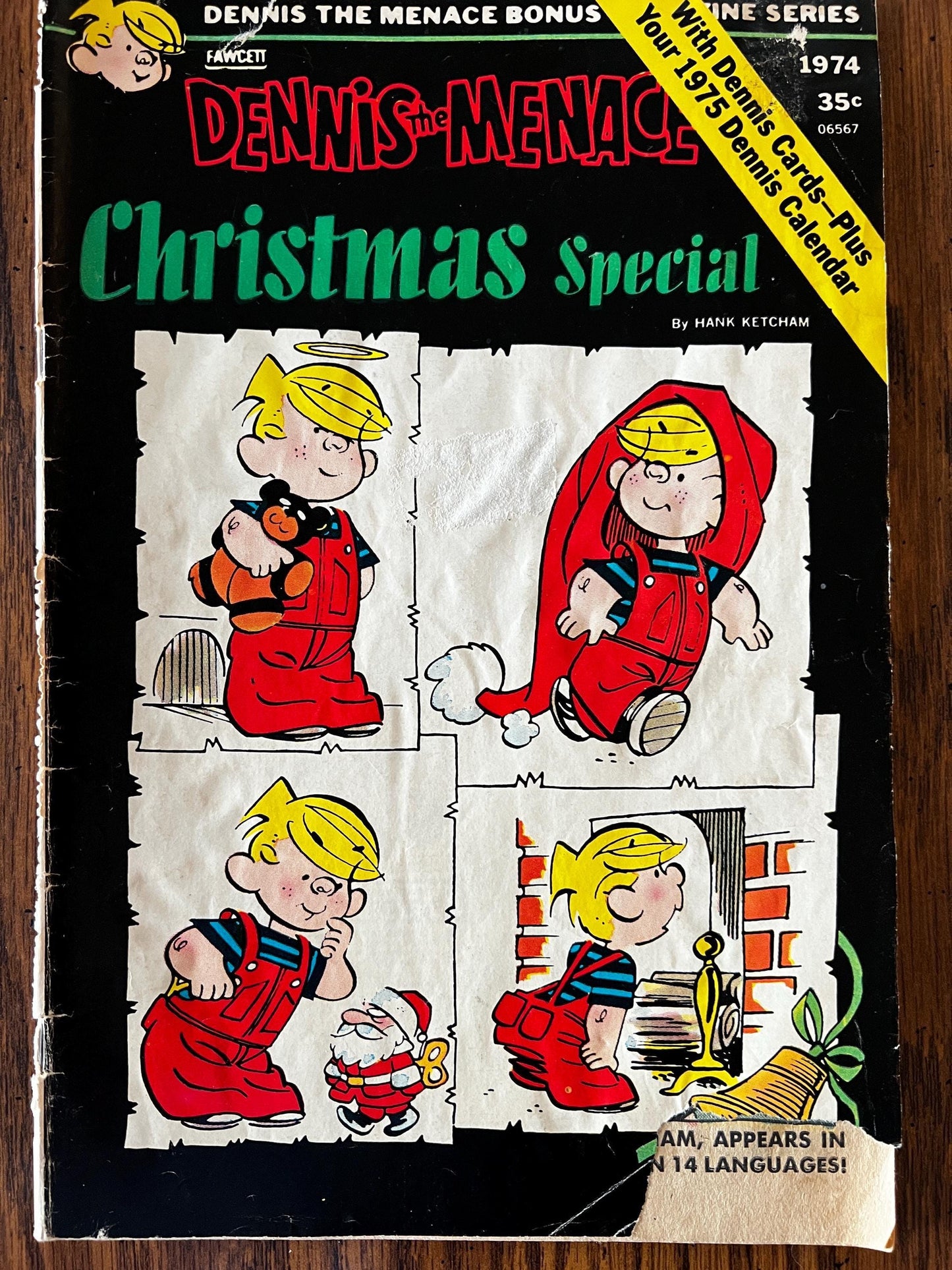 Vintage Dennis the Menace Comic Book Lot: 1970s Fawcett Humor Collectibles