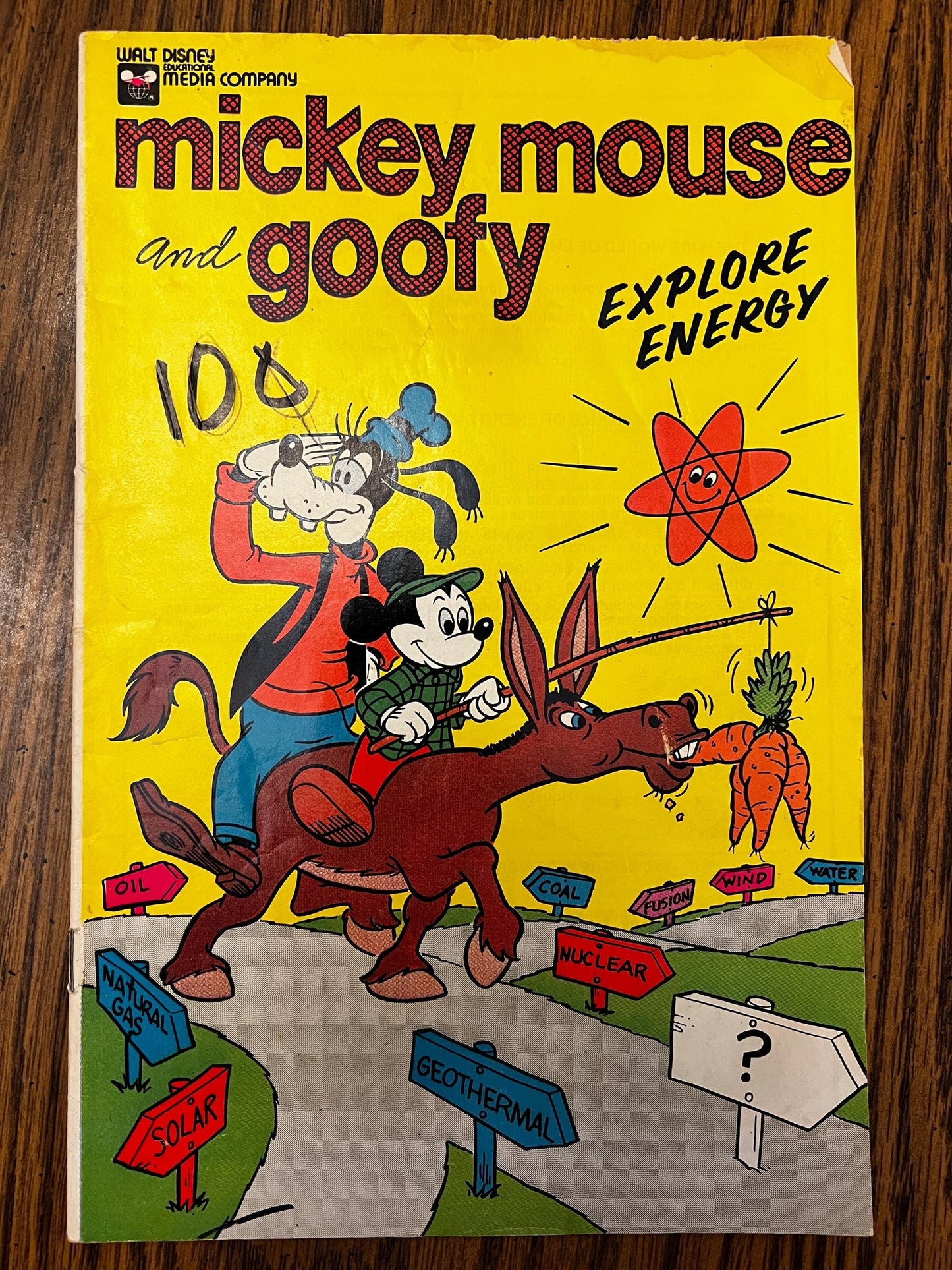 Whitman and Disney Educational 1970s Lot | Daisy & Donald | Mickey/Pluto | Junior Woodchucks | Energy Booklets | 7 Comics