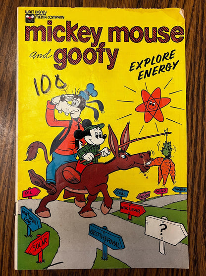 Whitman and Disney Educational 1970s Lot | Daisy & Donald | Mickey/Pluto | Junior Woodchucks | Energy Booklets | 7 Comics