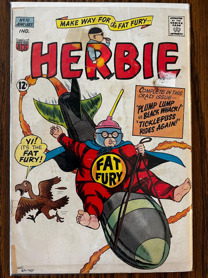 Vintage Comic Book Lot: Sad Sack, Herbie, Archie, Heathcliff, Jurassic Park