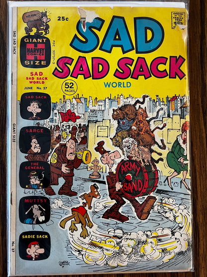 Vintage Comic Book Lot: Sad Sack, Herbie, Archie, Heathcliff, Jurassic Park
